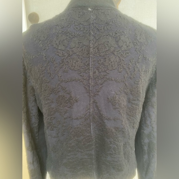free people military button tapestry woven jacket sz. l - Picture 7 of 15